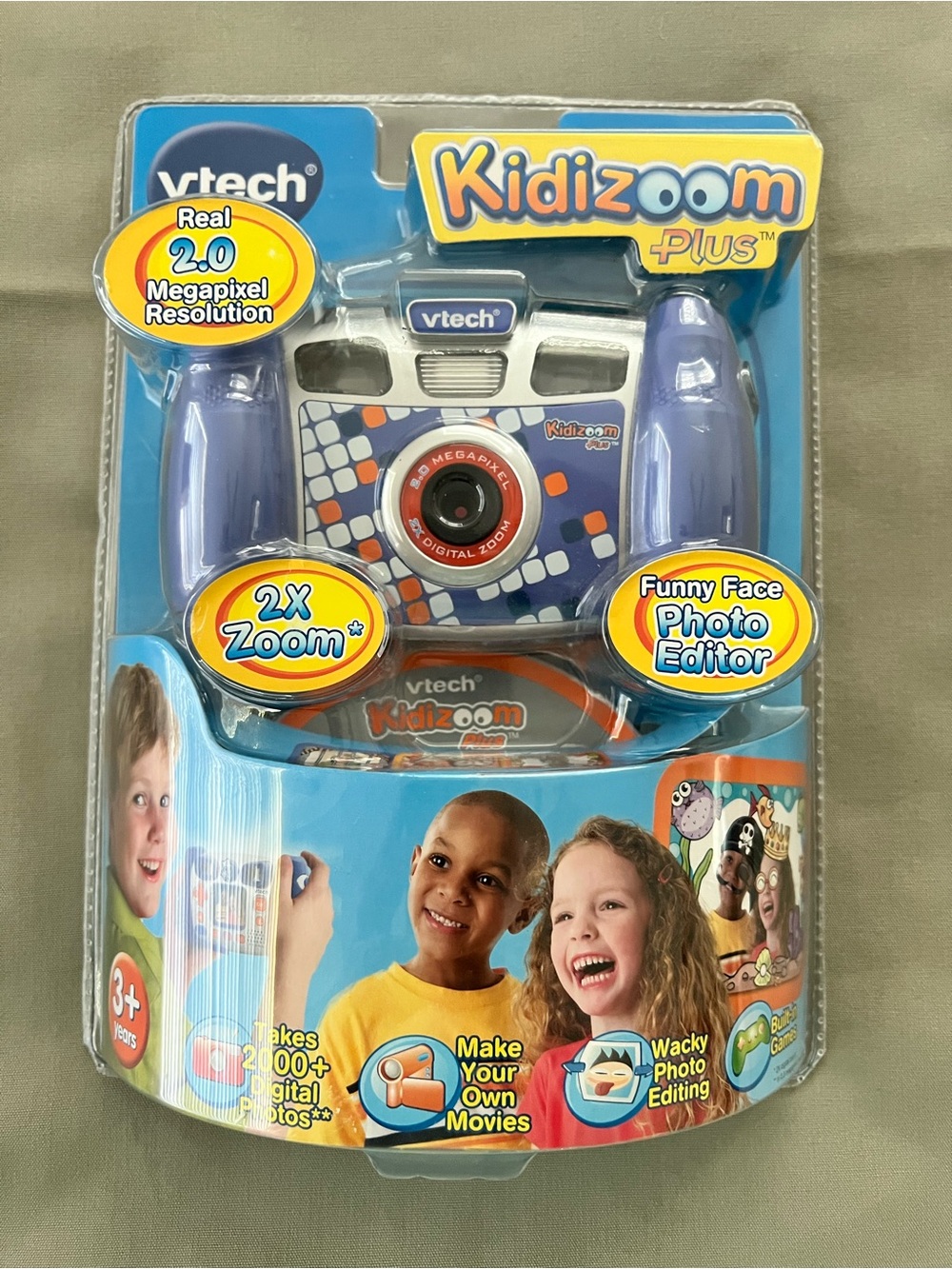 VTech Kidizoom Plus Kids Camera 2.0 Megapixel and 2X Zoom - 3+ years